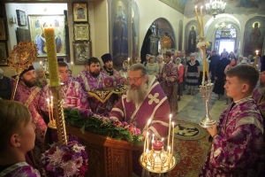 13 августа митрополит Кирилл совершил всенощное бдение