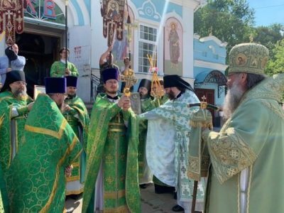 7 июля в престольный праздник Митрополит Кирилл совершил Божественную литургию