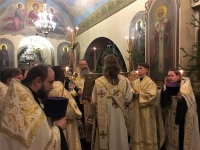 12 января Митрополит Кирилл совершил всенощное бдение в Иоанно-Предтеченском кафедральном соборе