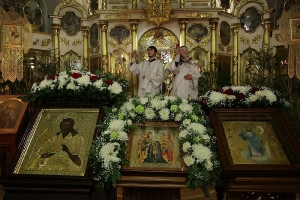 19 января Митрополит Кирилл совершил всенощное бдение в Иоанно-Предтеченском кафедральном соборе