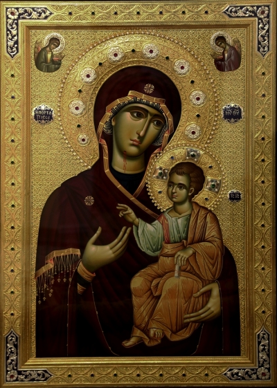 В Иоанно-Предтеченский собор прибыл чудотворый образ Иверской иконы Пресвятой Богородицы