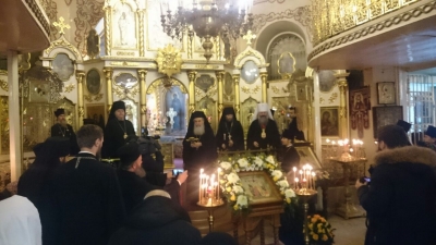 Иоанно-Предтеченский собор посетил Блаженнейший Патриарх Иерусалимский Феофил III