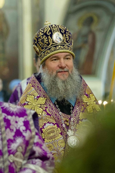 В пятницу первой седмицы Великого поста митрополит Евгений совершил полиелейную утреню