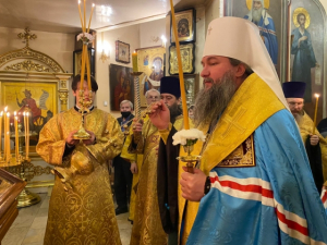 1 января Митрополит Евгений совершил всенощное бдение