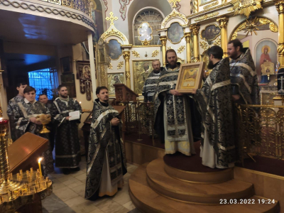 23 марта в нашем Храме состоялась литургия преждеосвященных даров