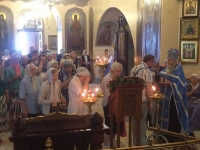 20 июля 2017 ода - в канун празднования обретения Казанского образа Пресвятой Богородицы в нашем соборе совершилось праздничное Всенощное Бдение