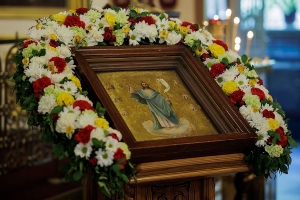 В канун памяти святителя Феофана Затворника митрополит Евгений совершил всенощное бдение