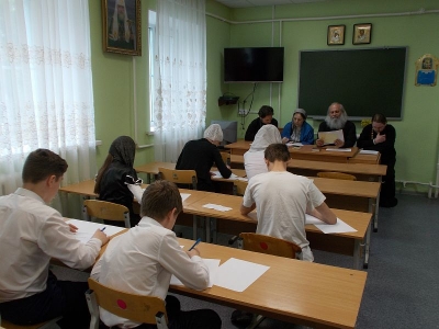 28 мая 2017 года в воскресной школе Иоанно-Предтеченского собора прошли выпускные экзамены.