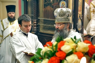 Состоялось освящение двух приделов в Иоанно-Предтеченском соборе Екатеринбурга