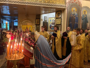 12 сентября Митрополит Кирилл совершил всенощное бдение