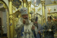 В канун праздника Покрова Пресвятой Богородицы митрополит Кирилл совершил всенощное бдение